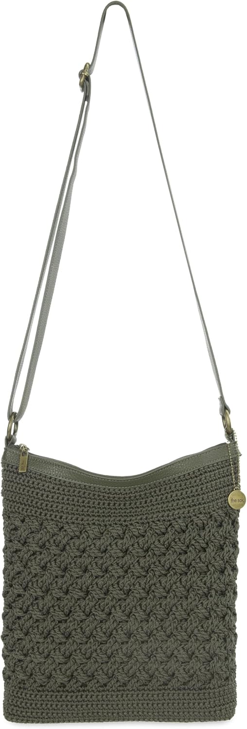 The Sak Lucia Crossbody Bag in Crochet, Convertible Purse with Adjustable Shoulder Strap