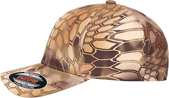Flexfit 6277 Wooly Combed Twill Cap, L/XL, Kryptek Highlander