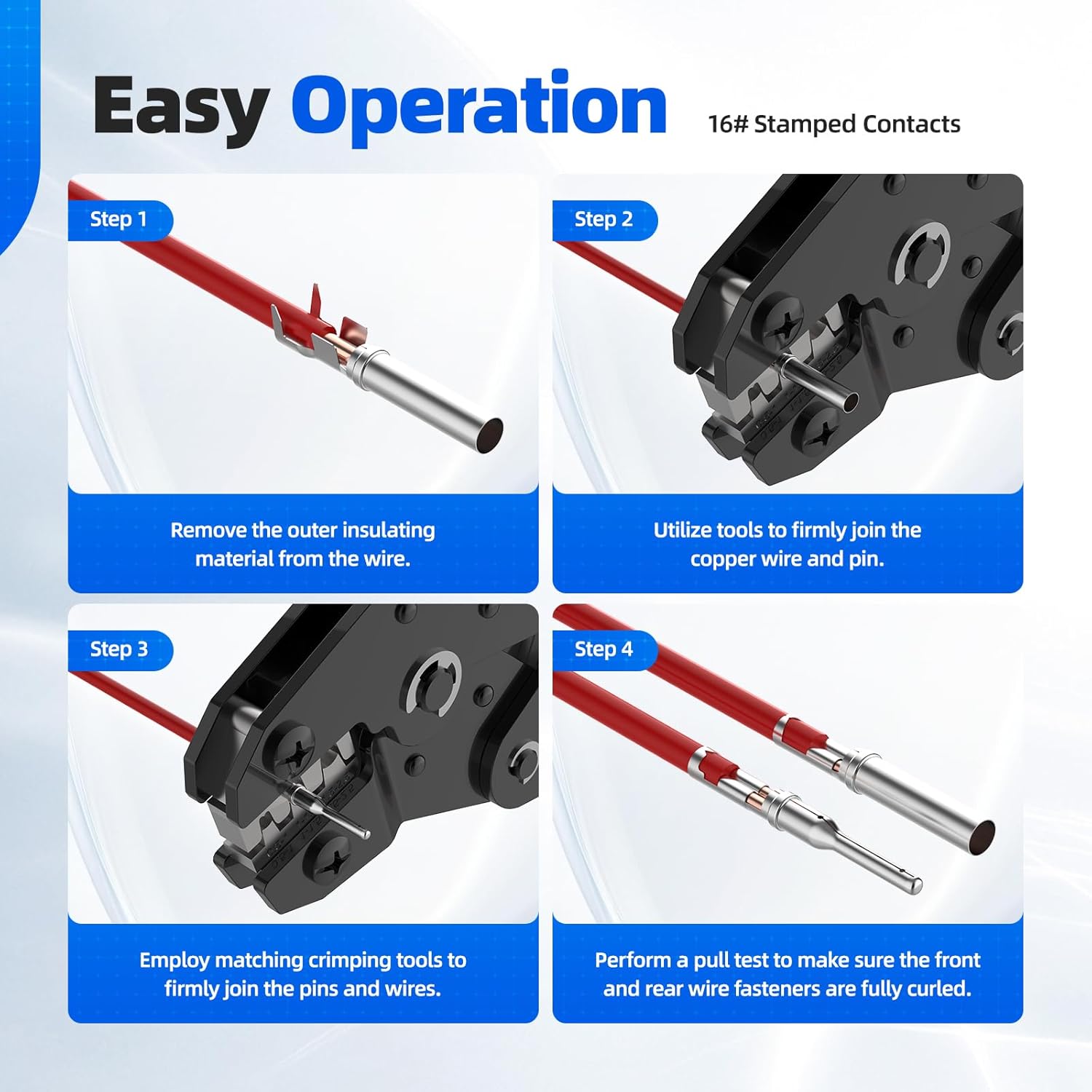 305PCS Deutsch Connector Kit, Hoodutric IP67 Waterproof Electrical Plugs DT 2/3/4/6/8/12 Pin Connectors with 74 Pairs Size 16 Stamped Contacts, Crimper & Terminal Removal Tool for Car Truck Boat