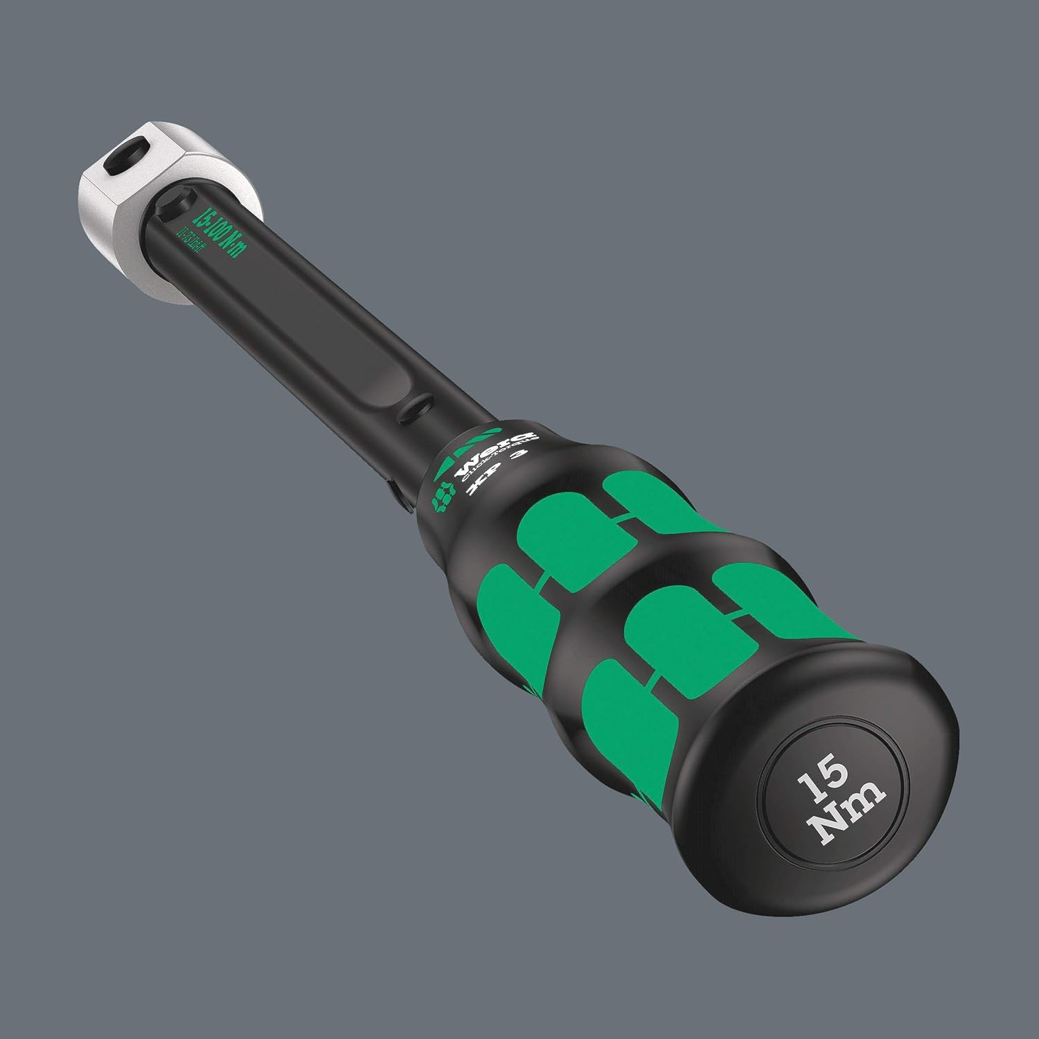 WERA 05075672001 Click-Torque XP 3 pre-Set Adjustable Torque Wrench for Insert Tools, 15-100 Nm, 15 Nm, 9x12 x 15.0 Nm x 15-100 Nm