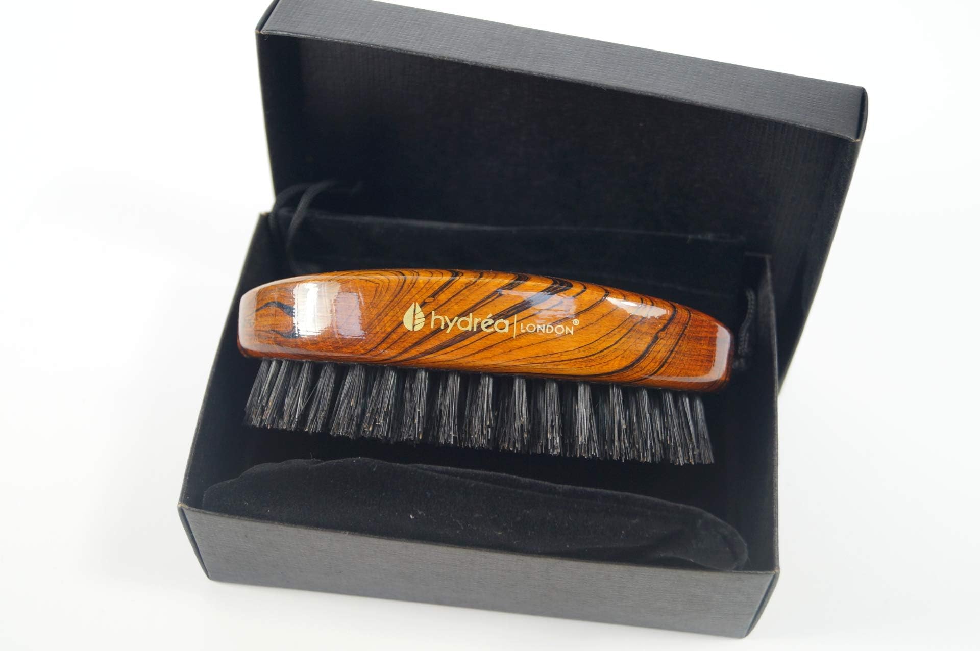 Hydrรฉa London Military Hair Brush With Black Boar Bristle