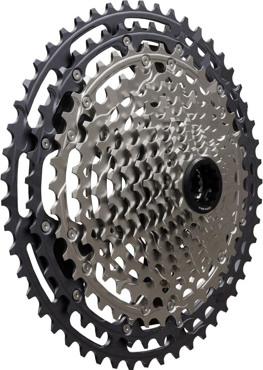 Shimano Deore XT CS-M8200-12 Cassette - 12-Speed, 10-51t, Hyperglide+, Micro Spline, Gray/Silver