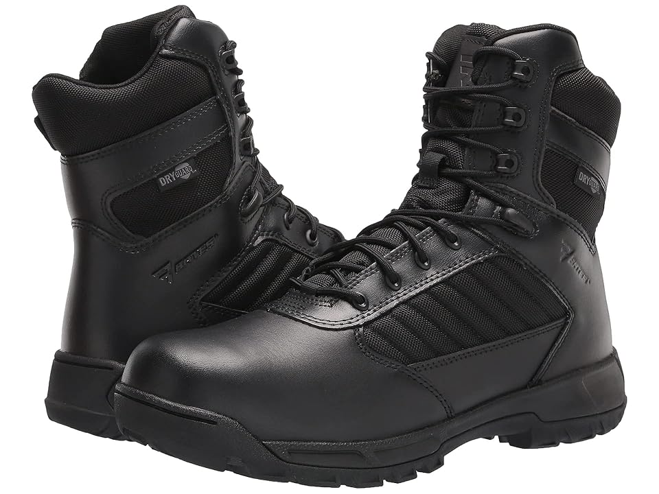 Bates Footwear Tactical Sport 2 Tall Side Zip DryGuard (Black) Men's Shoes INTERNATIONAL SHIPPING
