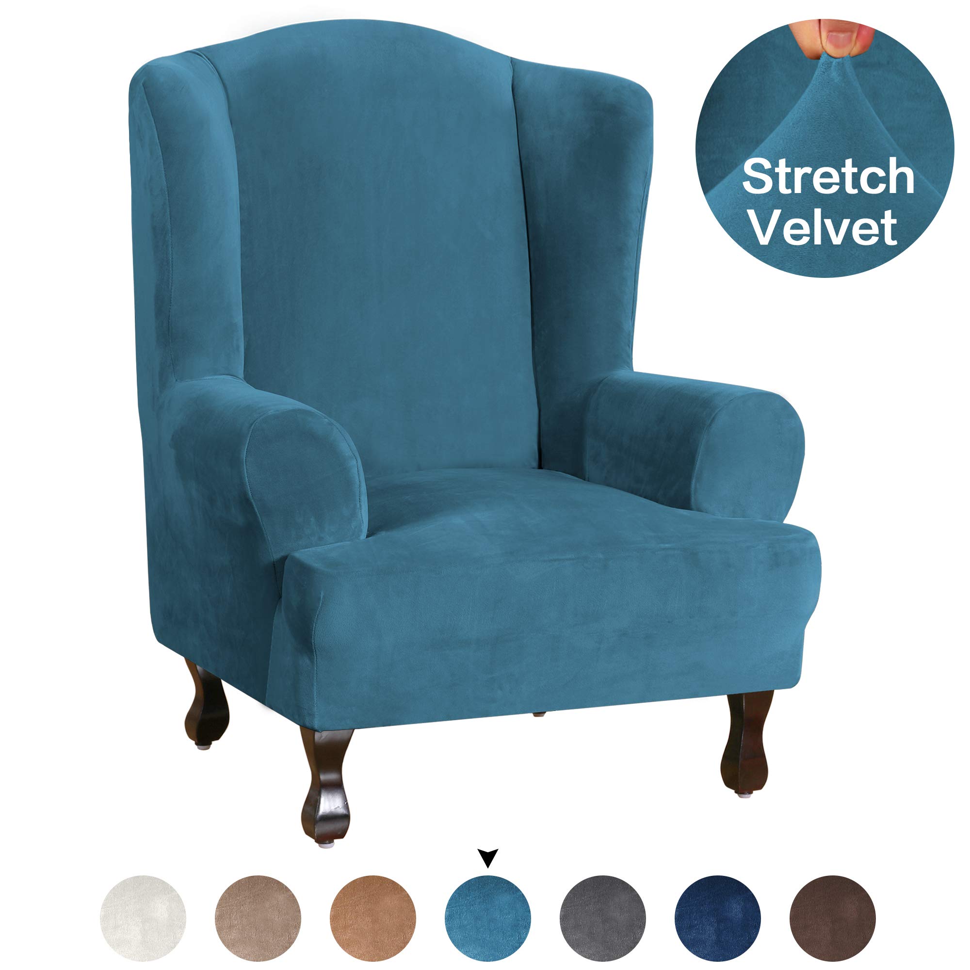 White Wingback Chair Slipcover All Chairs