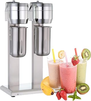 300W Commercial stirring machine 1000ML*2 Double-headed stirring machine 12000-18000 r/min Food stirring machine CE/FCC