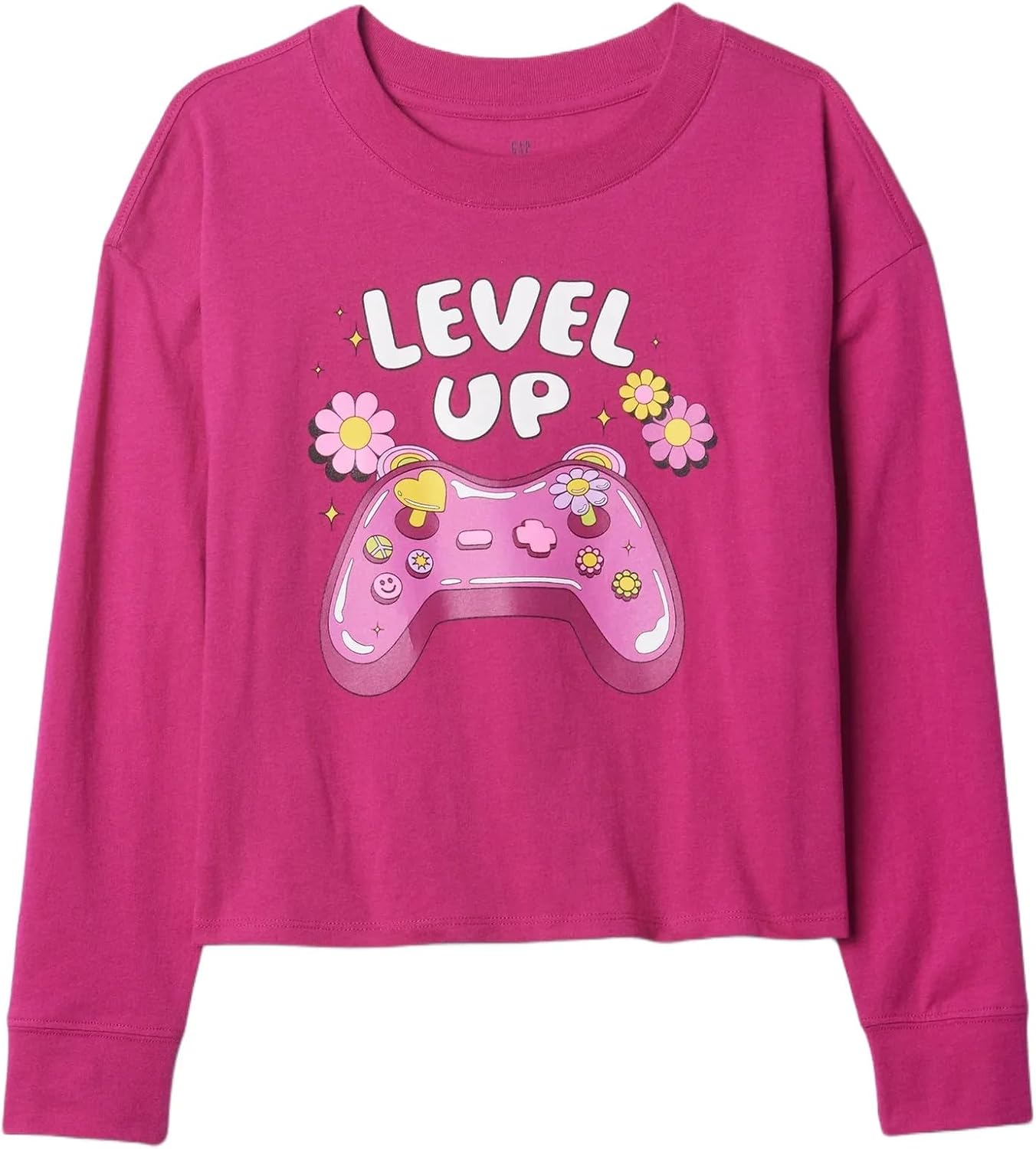 Gap Girls' Long Sleeve Elevated Graphic