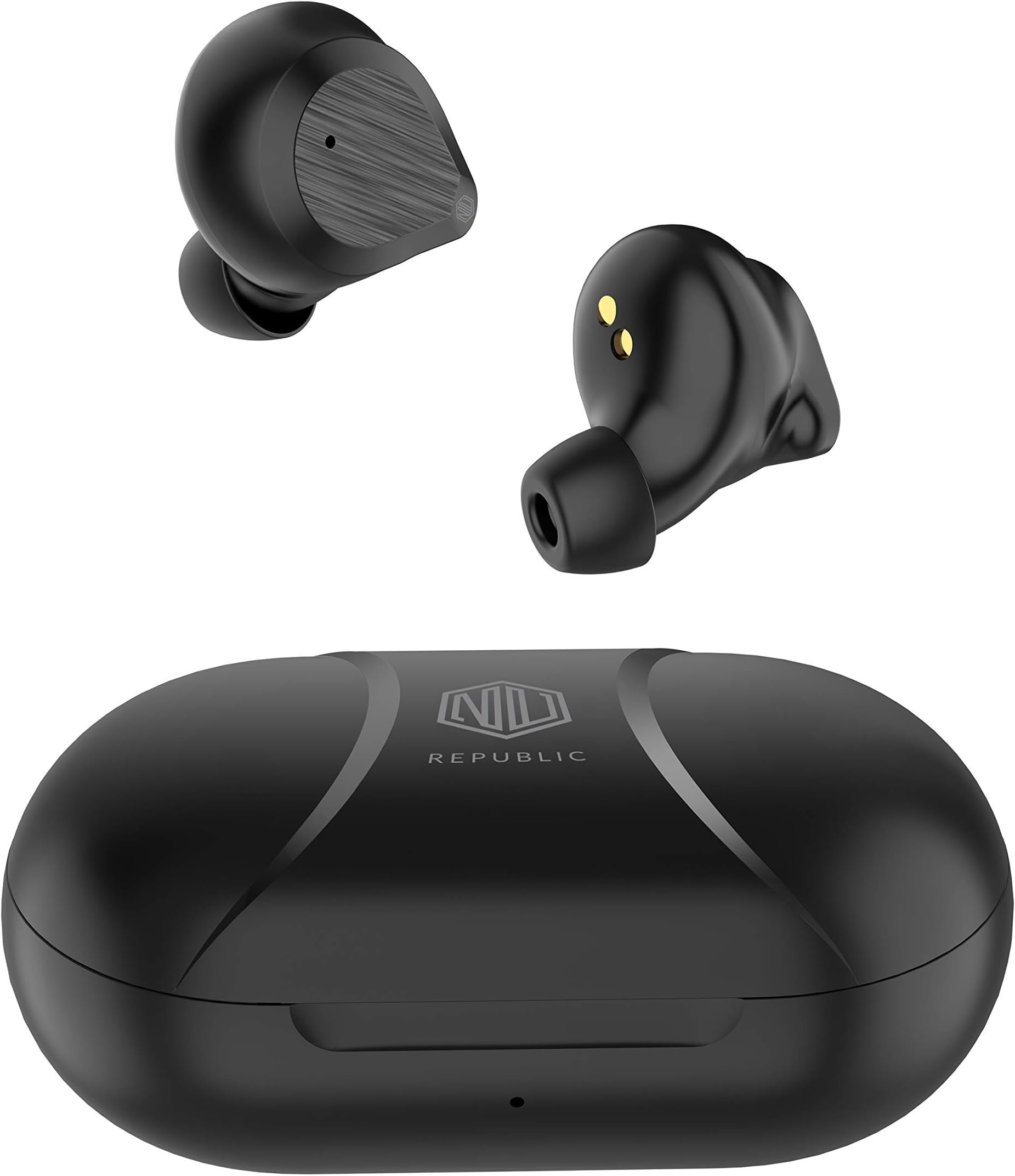 (Refurbished) Nu Republic Starbuds Truly Wireless Bluetooth In Ear Earbuds with Mic (Black)