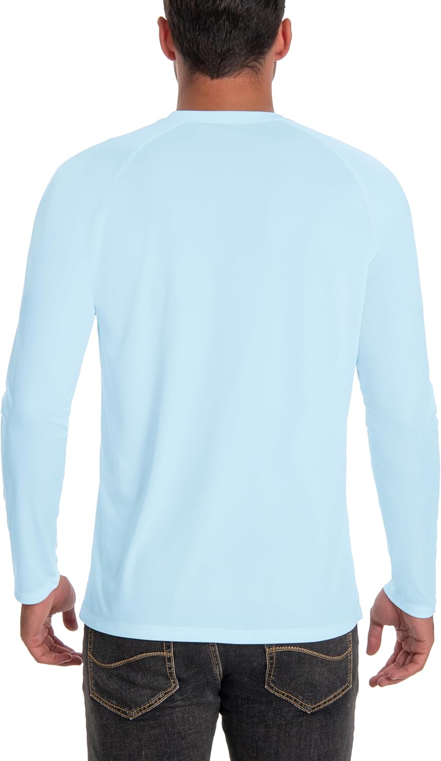 Men's Sun Protection Shirts UPF 50+ UV Long Sleeve Rash Guard Shirts Lightweight Quick Dry for Fishing Swimming Running - Image 3