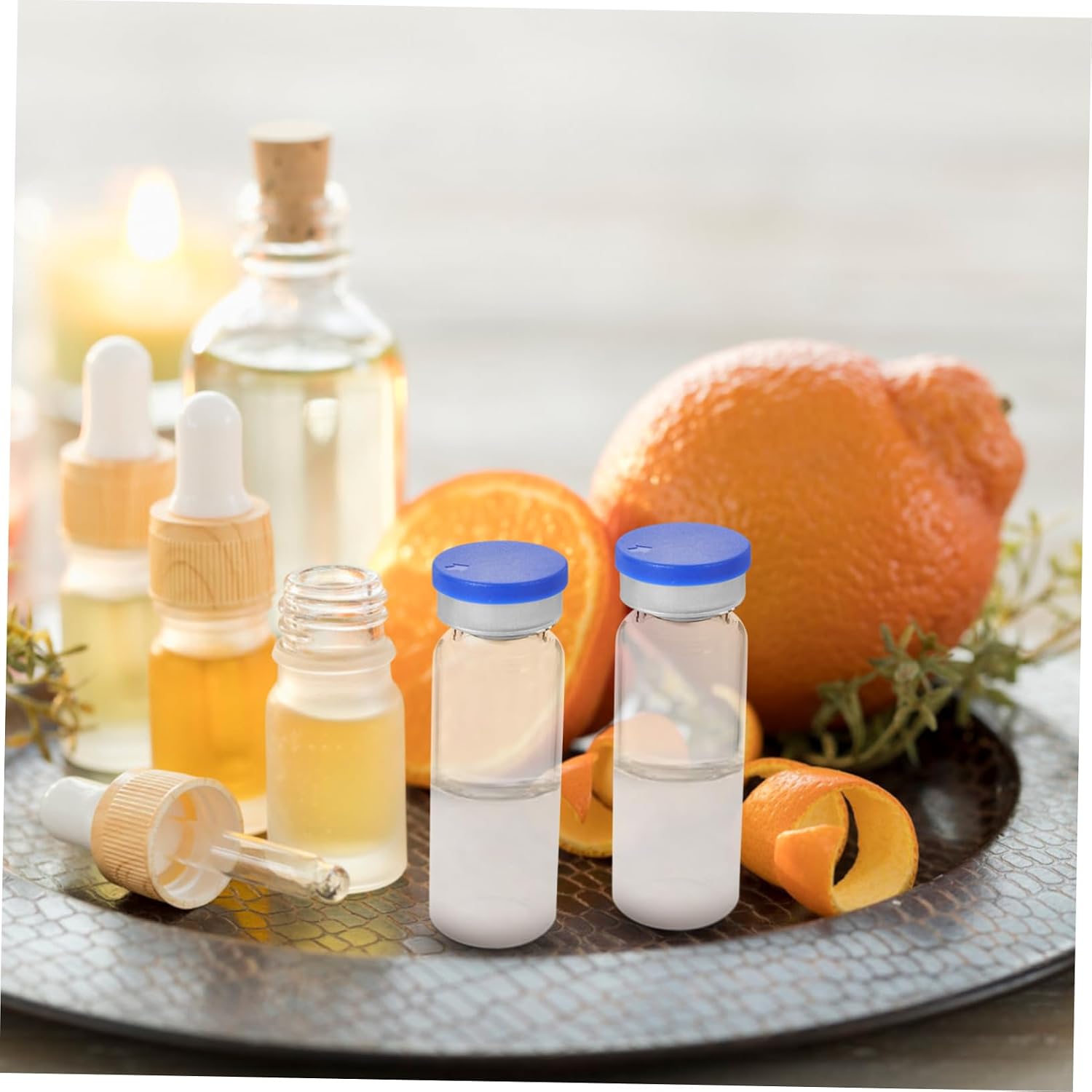 20pcs Small Glass Vials for Liquids Storage Airtight Medicine Bottles with Caps for Essential Oils Lab Samples and Reagents Sturdy Design for Professionals Hobbyists