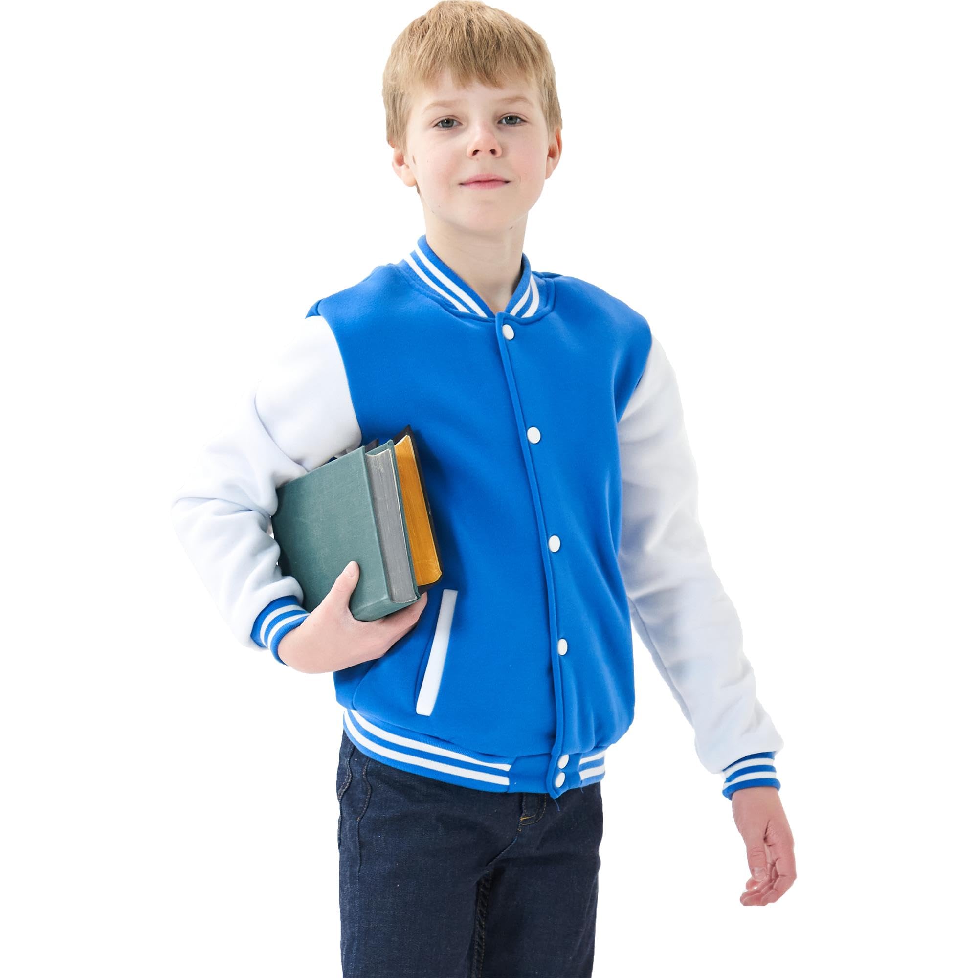 Kids Varsity Jacket with Pocket