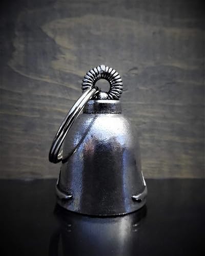 Miniatura 6 de Bravo Bells Trucker Ladies Bell - Accesorio de campana de motociclista o llavero para buena suerte en la carretera, plateado