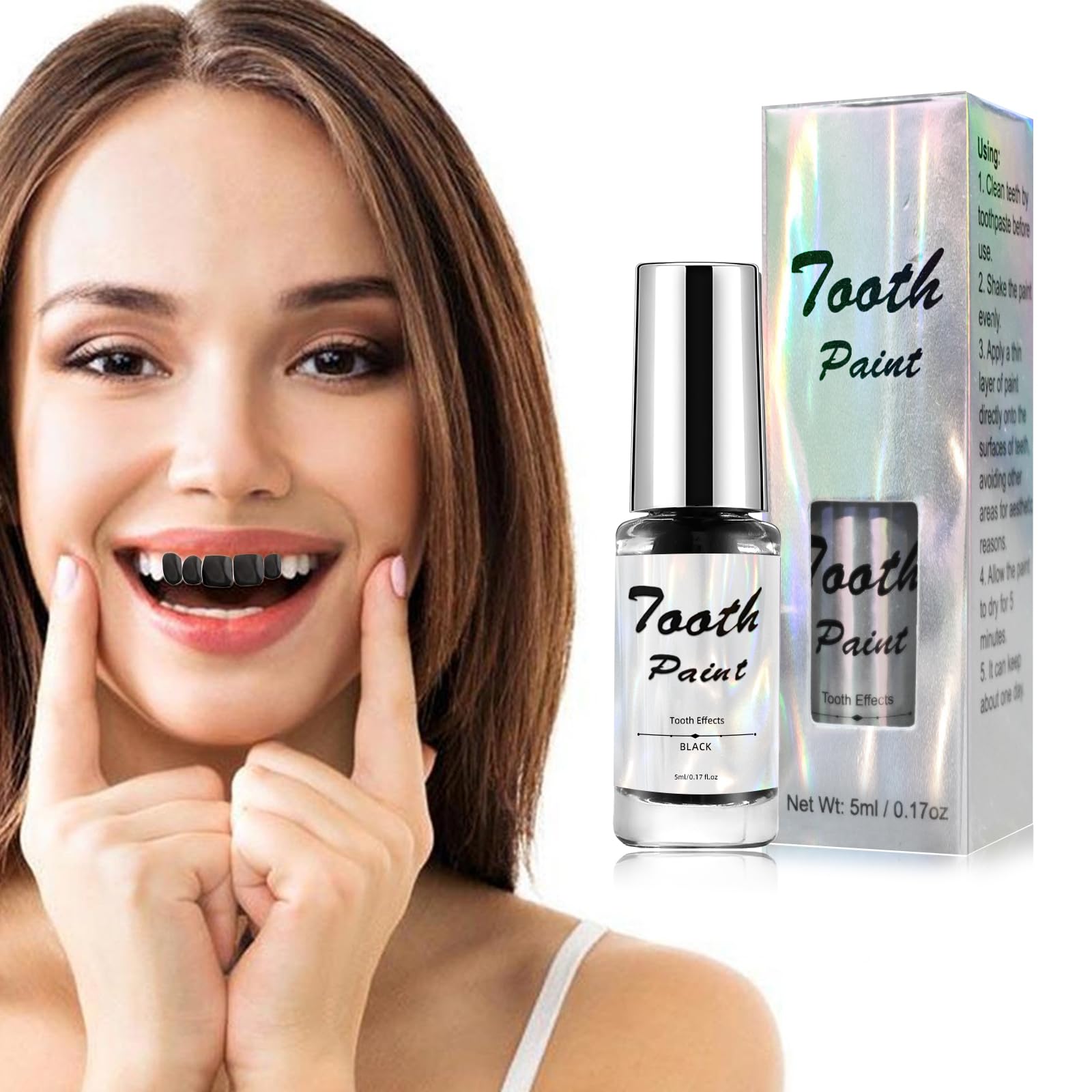 Amazon.com : Black Tooth Paint,Professional Black Out Teeth Makeup