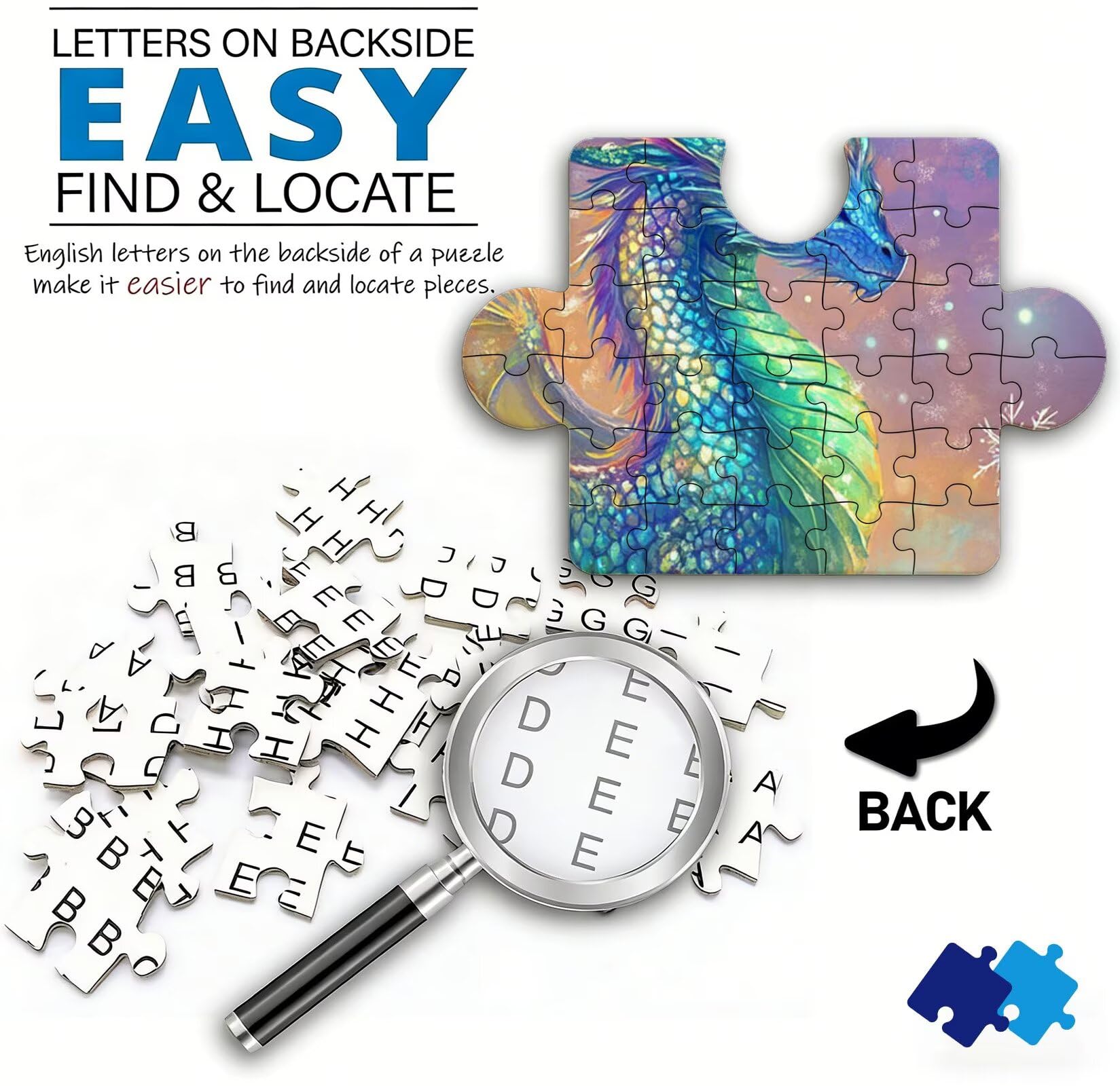Puzzle 6000 elementów, drewniane puzzle dla dorosłych marzenie smoki Impossible klasyczne puzzle Jigsaw Puzzle 179,5 x 105,5 cm, gra rodzinna, puzzle redukujące stres, gra myśląca, dekoracja domu w0