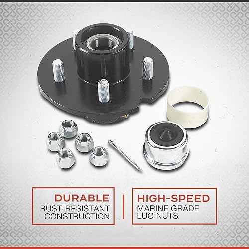 Miniatura 9 de Ultra-Tow ultra-pack remolque Hub4en 4in. 1250Lb. Capacidad