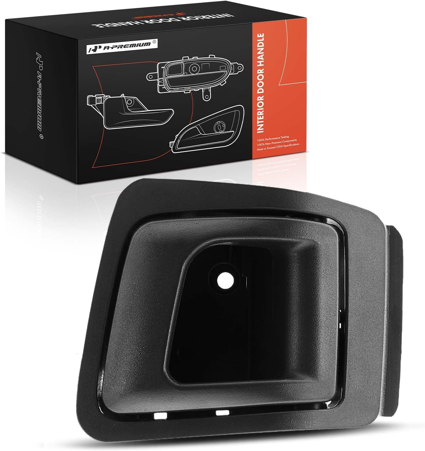 A-Premium Front Left Driver Side Interior Door Handle Compatible with Honda Ridgeline 2006-2014, Dark Gray, Replace# 72160-SJC-A02ZB