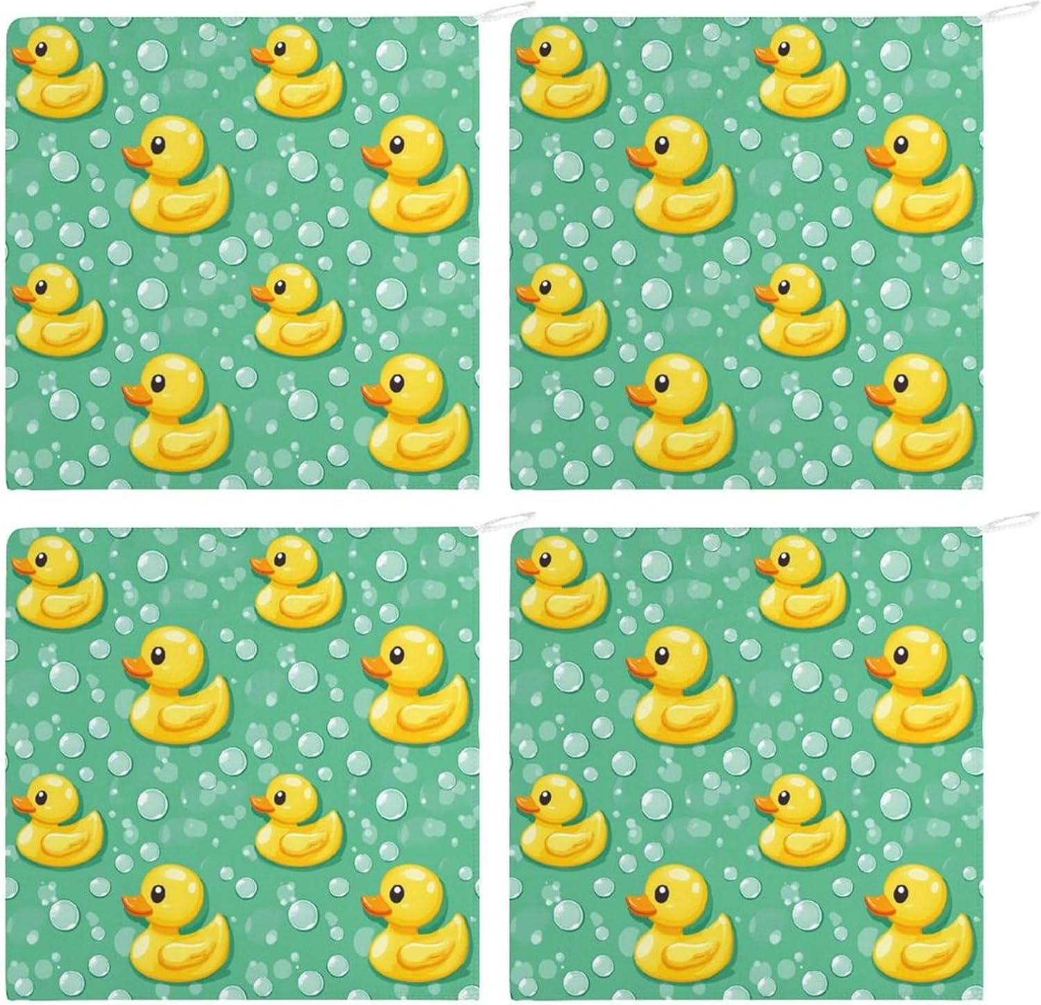 Ducks Towel Hand Towels Decorative Towel for Bathroom Kitchen Shower Gym 4PCS