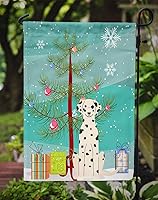 Vista 585 de Caroline's Treasures BB4243GF Bandera de jardín con texto en inglés «Merry Christmas» con texto en inglés «Merry Christmas», bandera decorativa