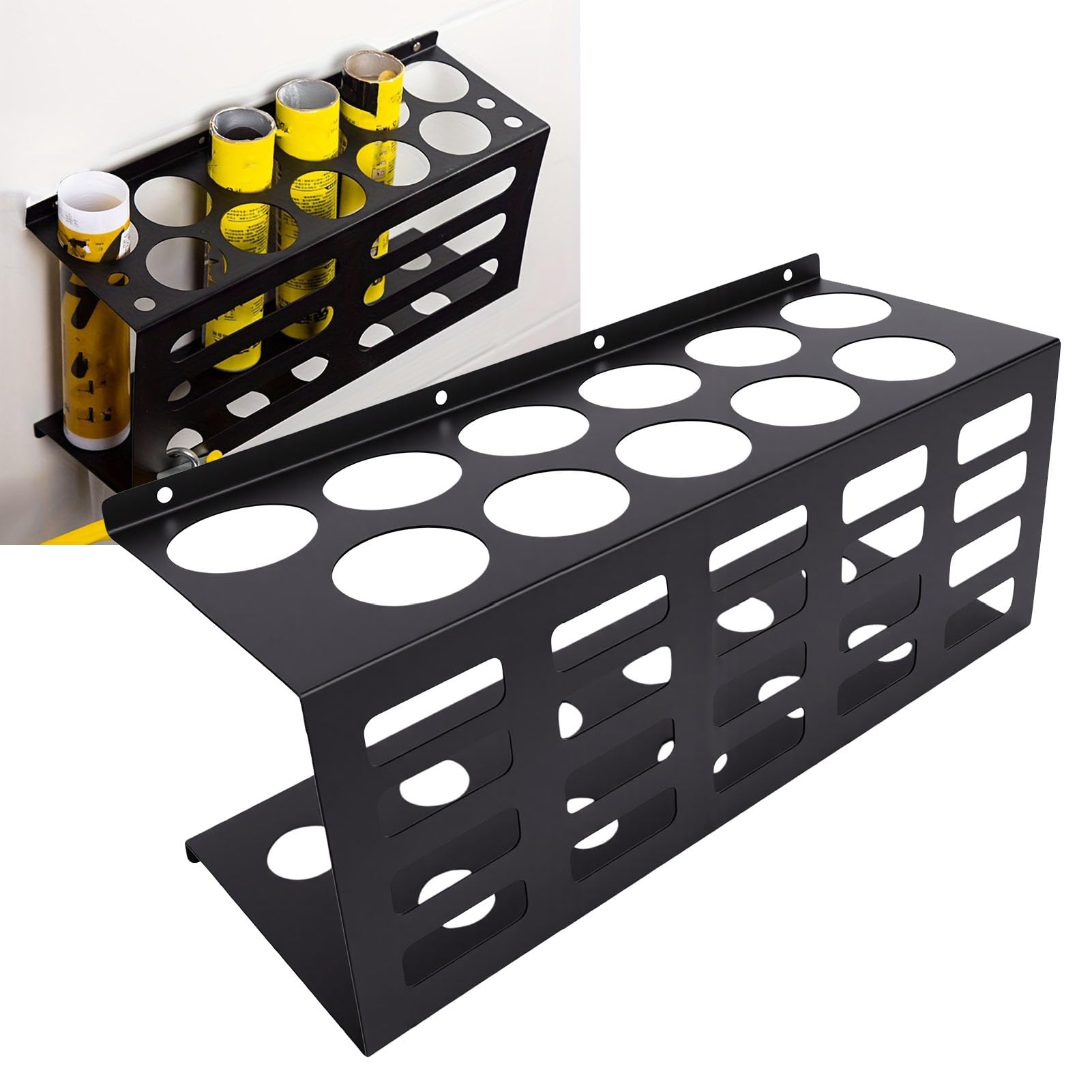 Support Mural pour Tubes de Calfeutrage, Support en Acier Lourd