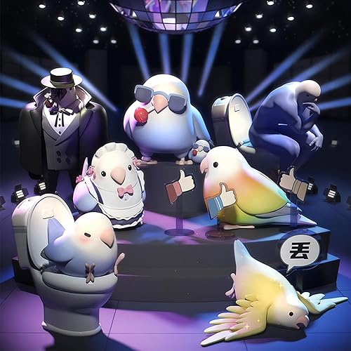 Miniatura 8 de Bad Bad Birdie Love Bird Series 1 caja ciega diseño aleatorio figuras lindas juguetes coleccionables regalos de cumpleaños
