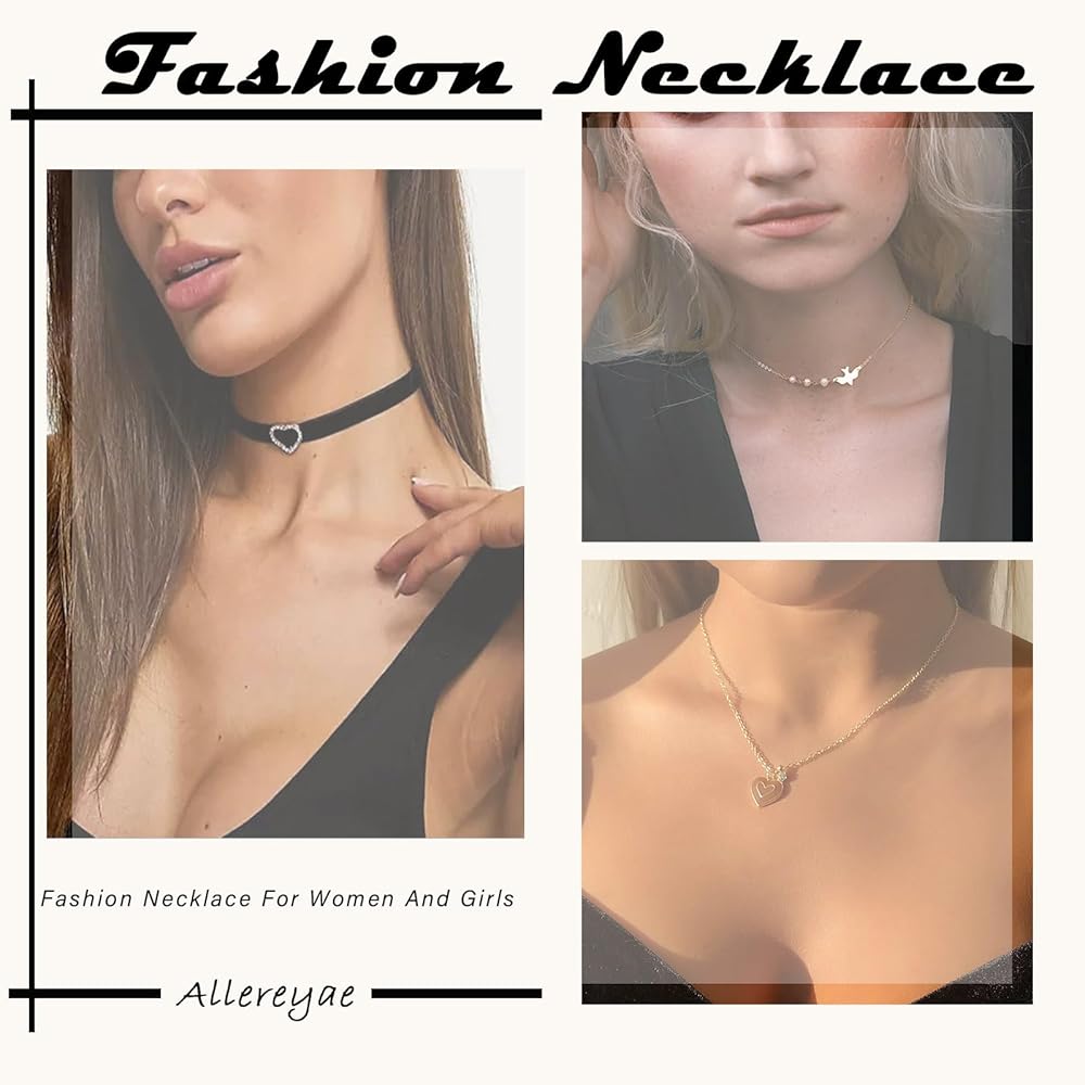 Amazon.com: Allereyae Vintage Layered Crystal Bar Pendant