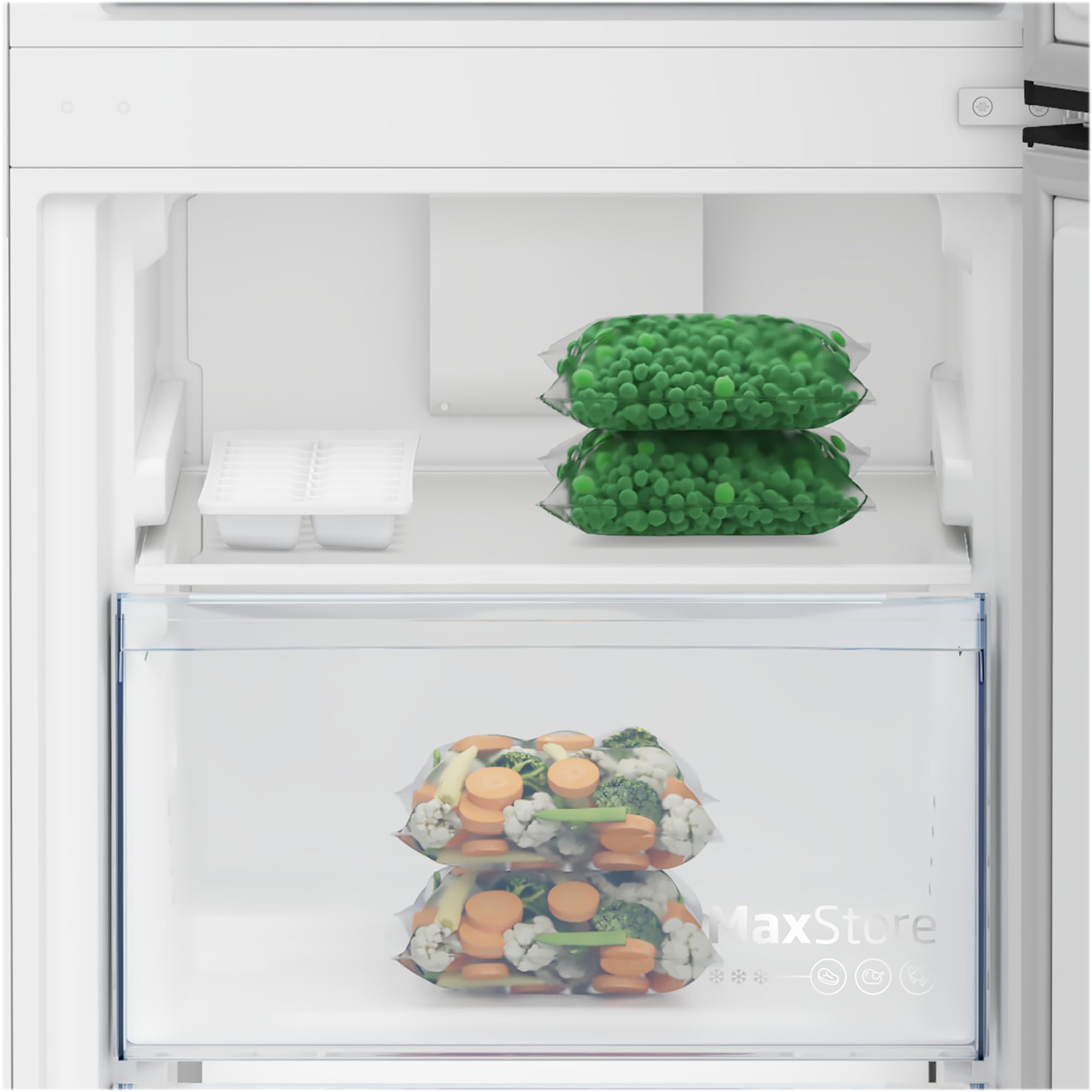 Beko B1RCNE364G: frigorífico combi No Frost 186 cm, 316 L, clase E | NeoFrost Dual Cooling + HarvestFresh