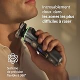 Philips Shaver i9000 Prestige Ultra, Wet & Dry Electric Shaver, Dark Slate, Skin IQ Pro Technology, Triple Lift & Cut System, 360 Rotating NanoTech Precision Blades, 5 Shaving Modes, Model XP9402/11 - 5
