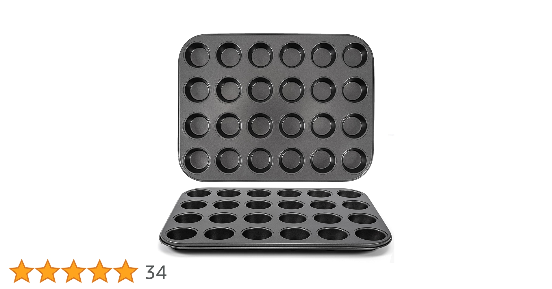 SUPER KITCHEN 12 Cup Regular Size Silicone Uffin Tray With Etal Frae