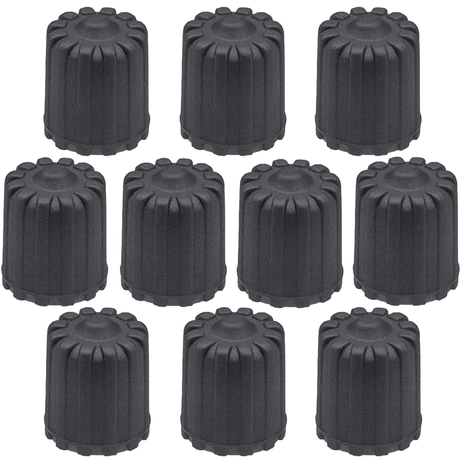 TCPENG 10PCS Tyre Valve Caps, with O Seal Ring, Universal Stem Dust Covers for SUV, Cars, Bike, Motorcycles, Trucks, Heavy-Duty, Airtight Seal, Screw-On, Easy to Operation (10 Pack Black) — view 19