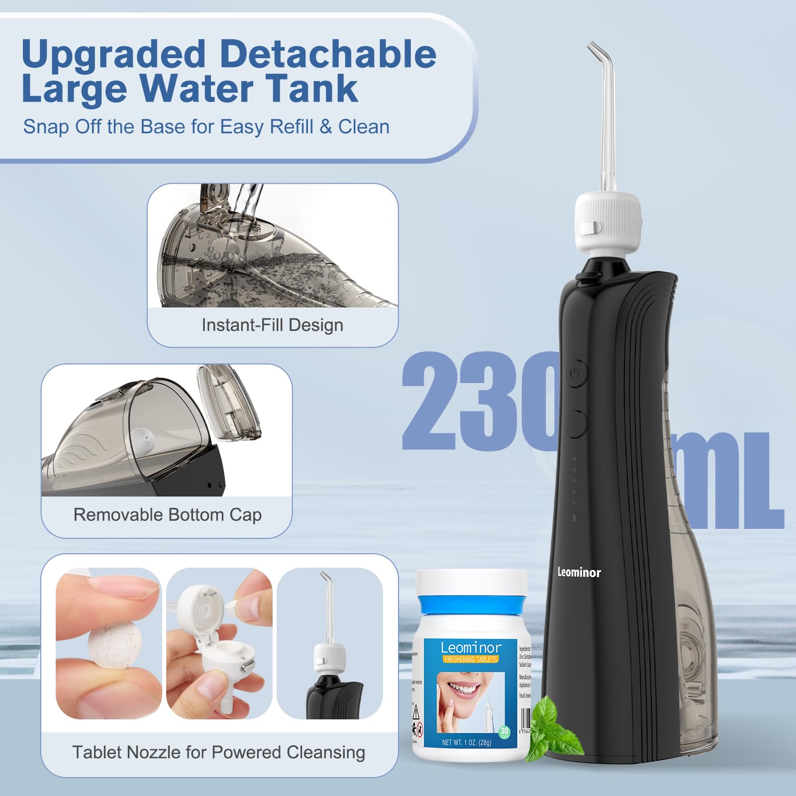 Acqua filo interdentale elettrico spazzolino da denti 2 in 1 kit di igiene orale