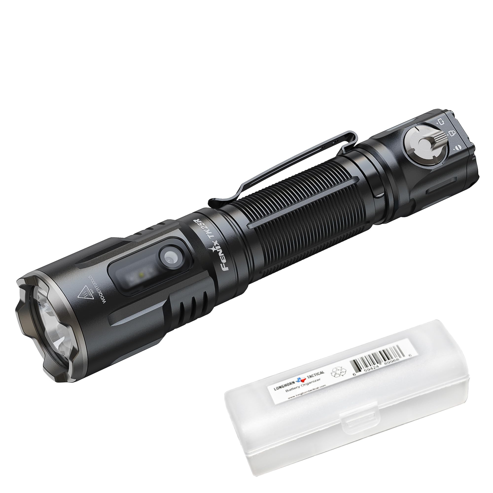 TK25R 3600 Lumen USB-C Rechargeable Multi-Light Duty Flashlight | 383 Yard Beam, Spot & Flood Beam, Dual Duty & Tactical Modes, Dual Tail Switch, Instant Turbo & Strobe, Mechanical Lockout