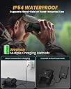 Night Vision Goggles with Head Strap, 1312FT Head-Mounted Night Vision Binoculars, Hands-Free Nightvision Goggles for Helmet, Long Rang Infrared Nightvision for Adults, 8X Digital Zoom/ 32GB SD Card gallery image