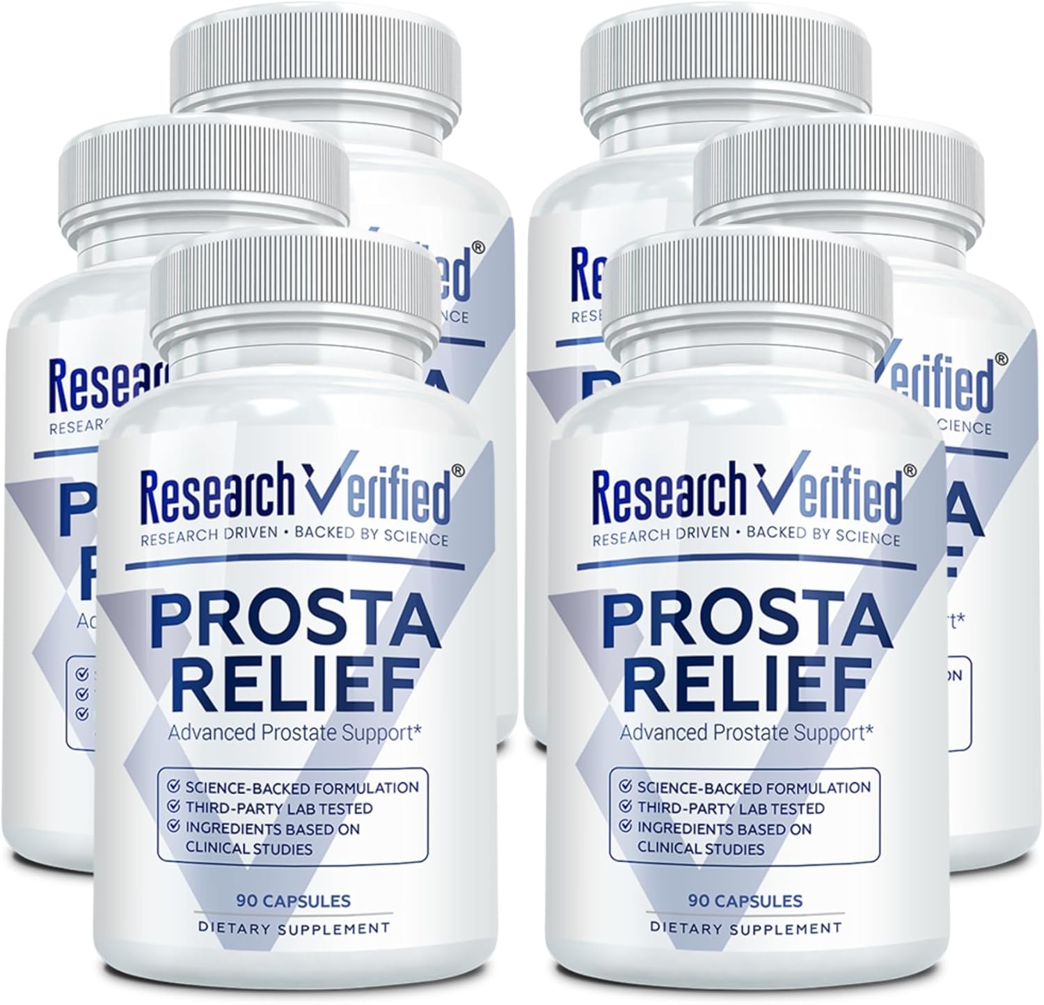 Research Verified Prosta Relief – Saw Palmetto and Bioperine – Salud de la próstata, la vejiga y la salud urinaria, impulso y rendimiento, Pure