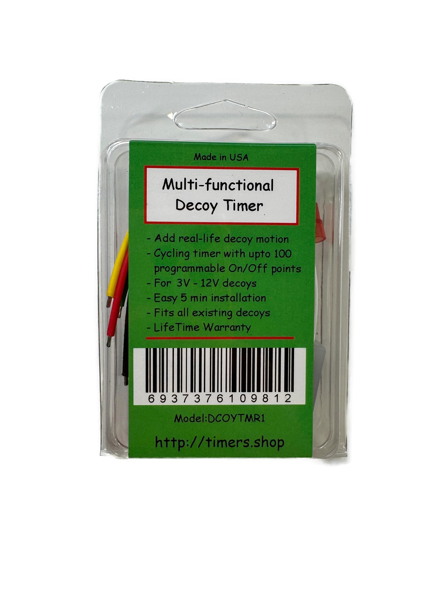 Programmable Decoy timer. Cycling and more. 6v - 12v