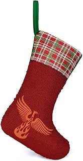 Phoenixes Fire Bird Sequins Christmas Stockings Ornaments Candy Bag Xmas Tree Hanging Decorations