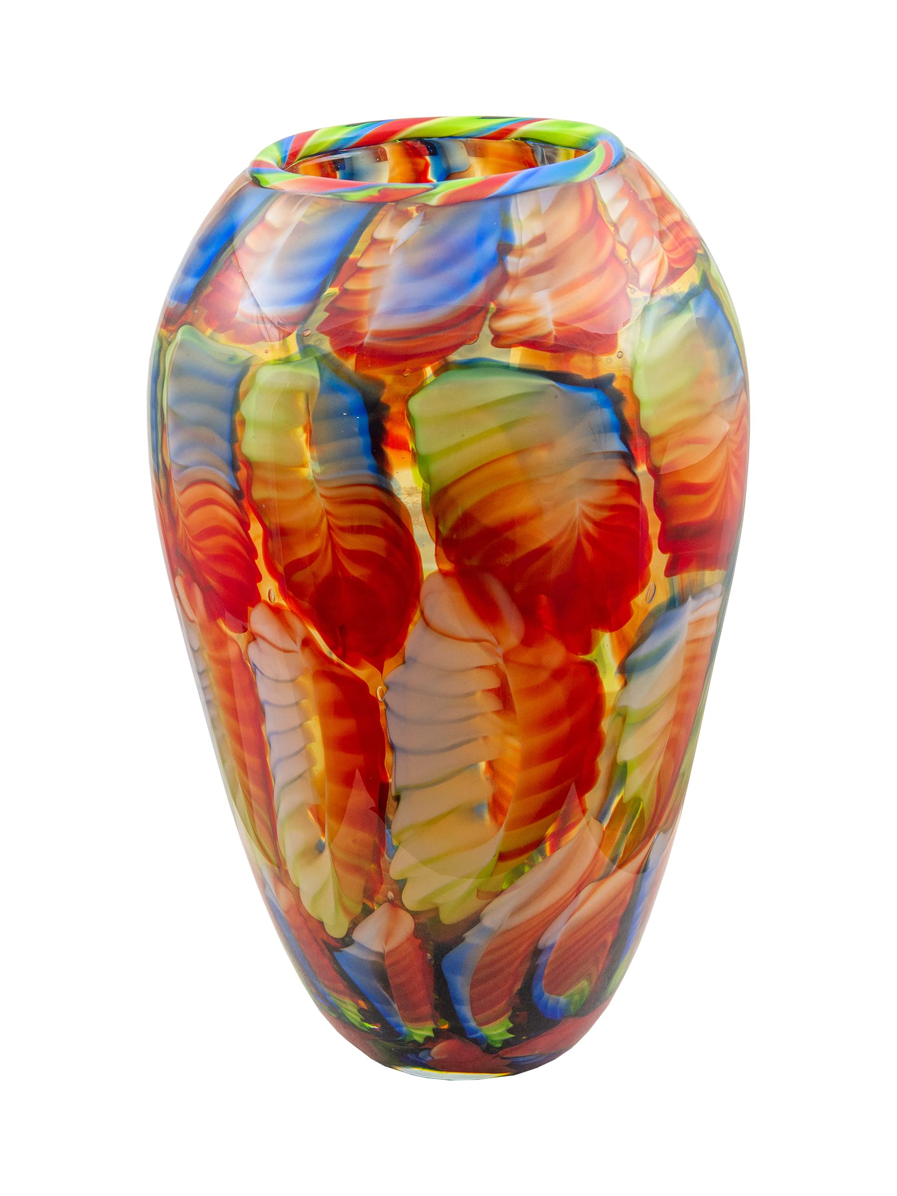 Amazon.com: Dale Tiffany AV20357 Adoro Hand Blown Art Glass Vase