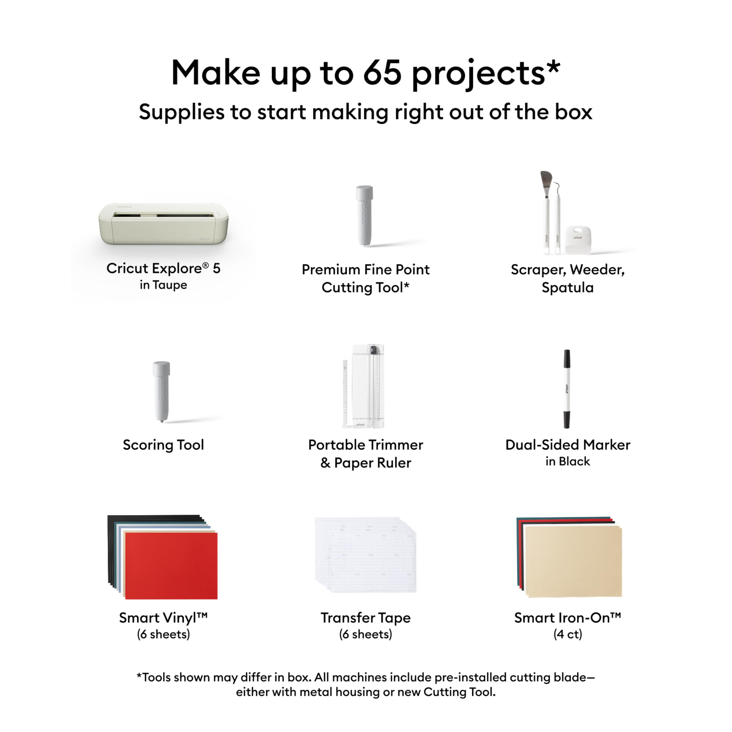 Cricut Explore 5 Essential Bundle - Taupe -2 Cricut Explore 5 Essential Bundle - Taupe -2
