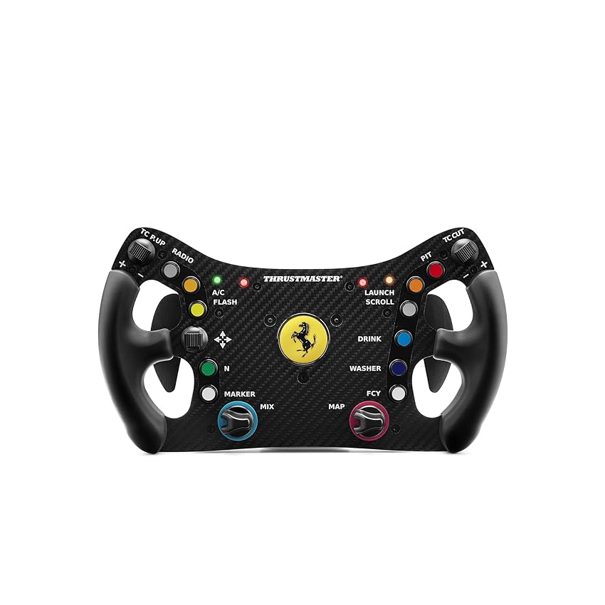 Immagine del prodotto Thrustmaster Ferrari 488 GT3 Wheel Add-On, Volante Racing, PC, PS5, PS4, Xbox Series X|S, Xbox One, Su Licenza Ufficiale Ferrari