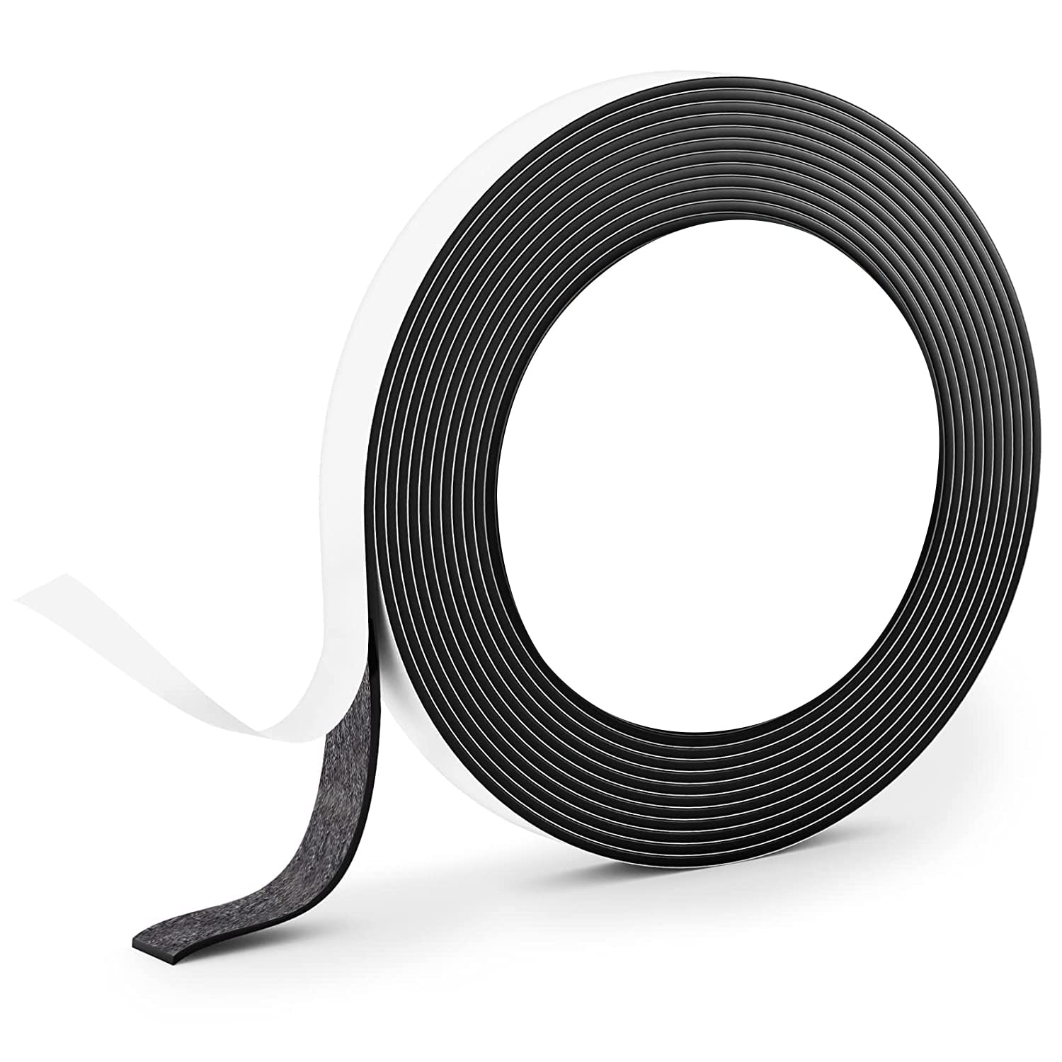 Magnetic Tape Self Adhesive Magnet Strips with Adhesive Backing Sticky Back Magnet Roll (10mm wide x 2mm thick x 1m length)