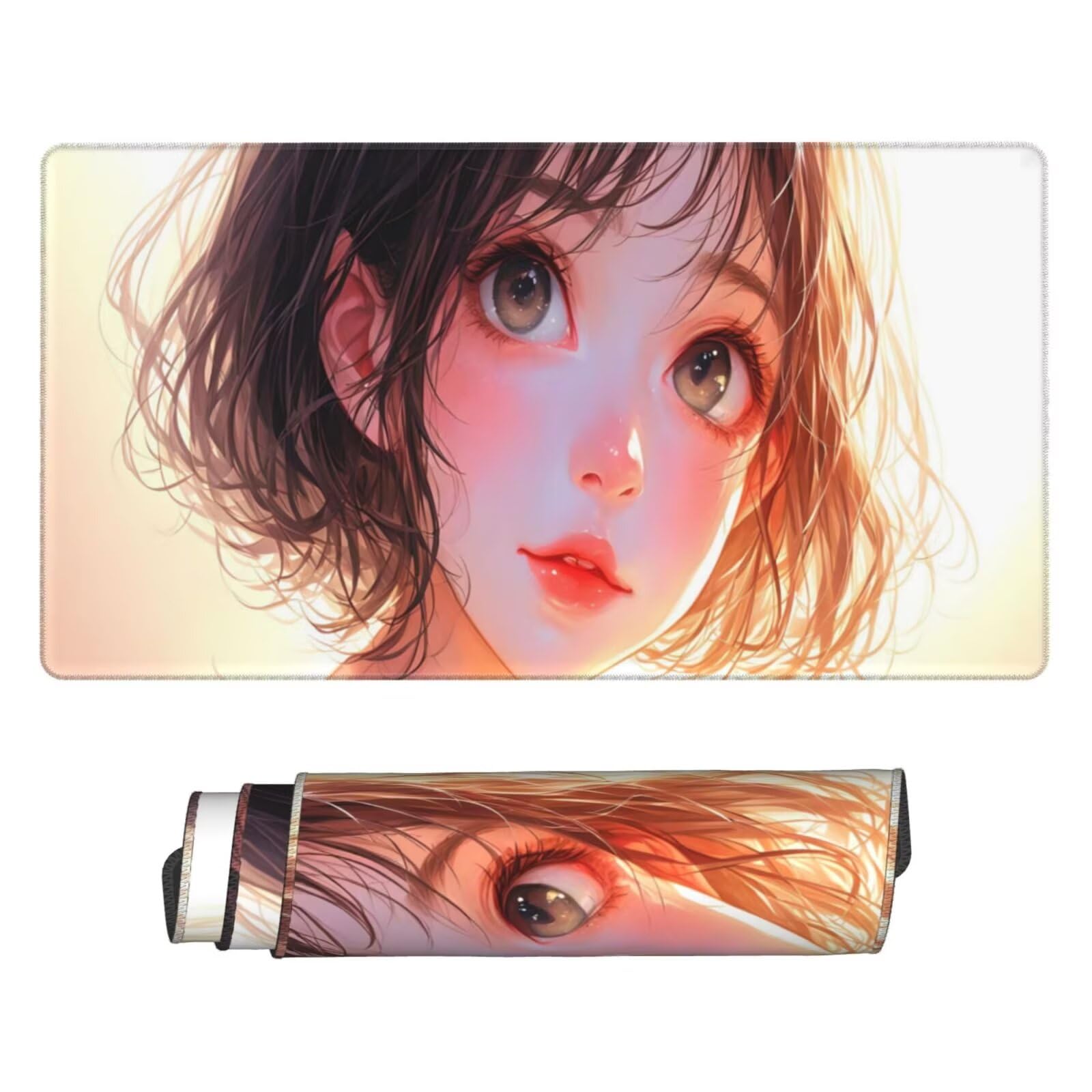 Tappetino Mouse Fumetto Tappetino Mouse XXL 1600 x 800 mm, Tcomputer Gaming Impermeabile e Antiscivolo Mousepad Ragazza Accessori Scrivania per Migliorare Precisione e Velocit Gaming Mousepad U-375