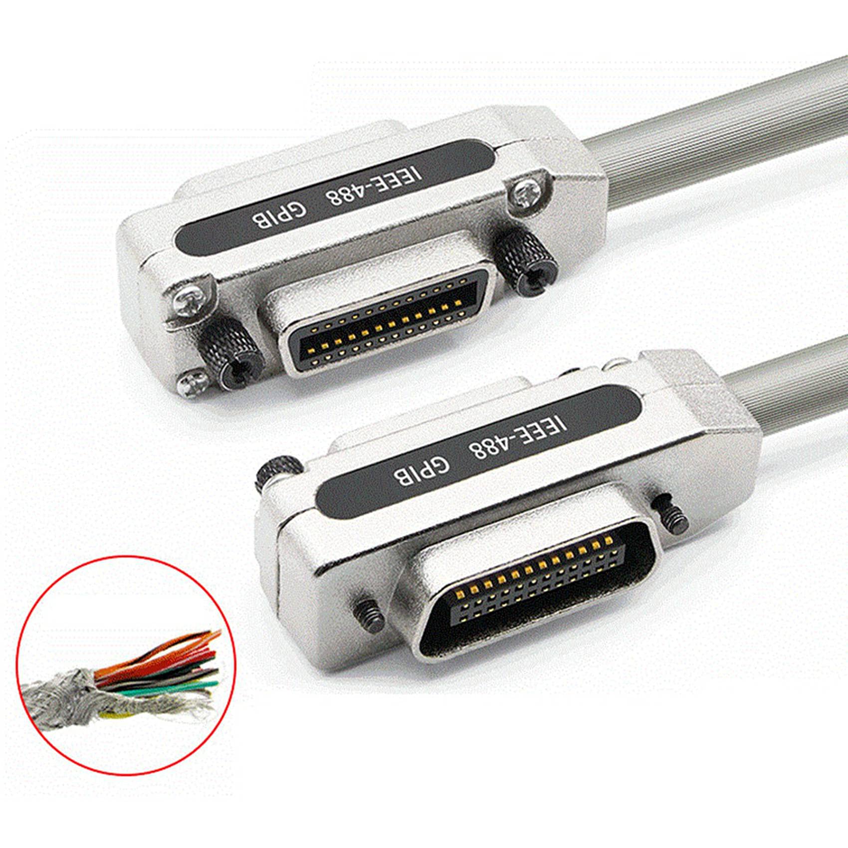 5X 1M IE488 Gpib Daten Kabel Kommunikations übertragungs Kabel Klemme Im Industrie Qualität Pci Industrial Control Kable