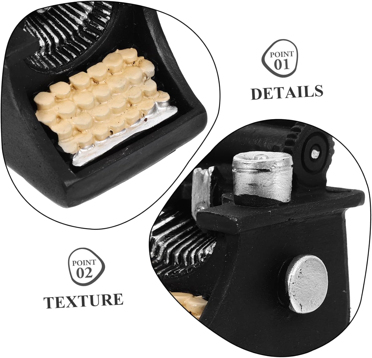 Typewriter Resin Model Figurine Retro for Home Decoration image 5