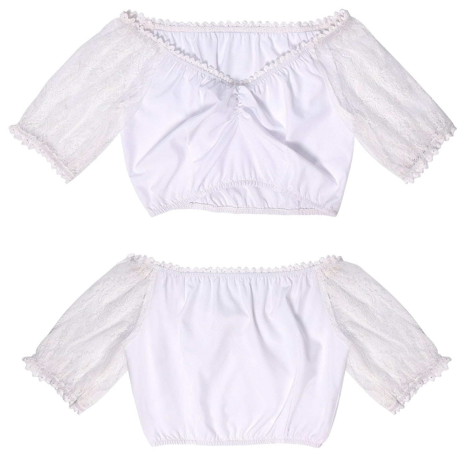 Generisch Dirndl Damen Midi Trachtenkleid 3 Teilig Zoro Cosplay Kostüm Kinder Jungen Damen 3-teiliges Trachtenkleid Schürze Bluse Midi Oktoberfest Verkleidung Bayerisches Karnevalskostüm