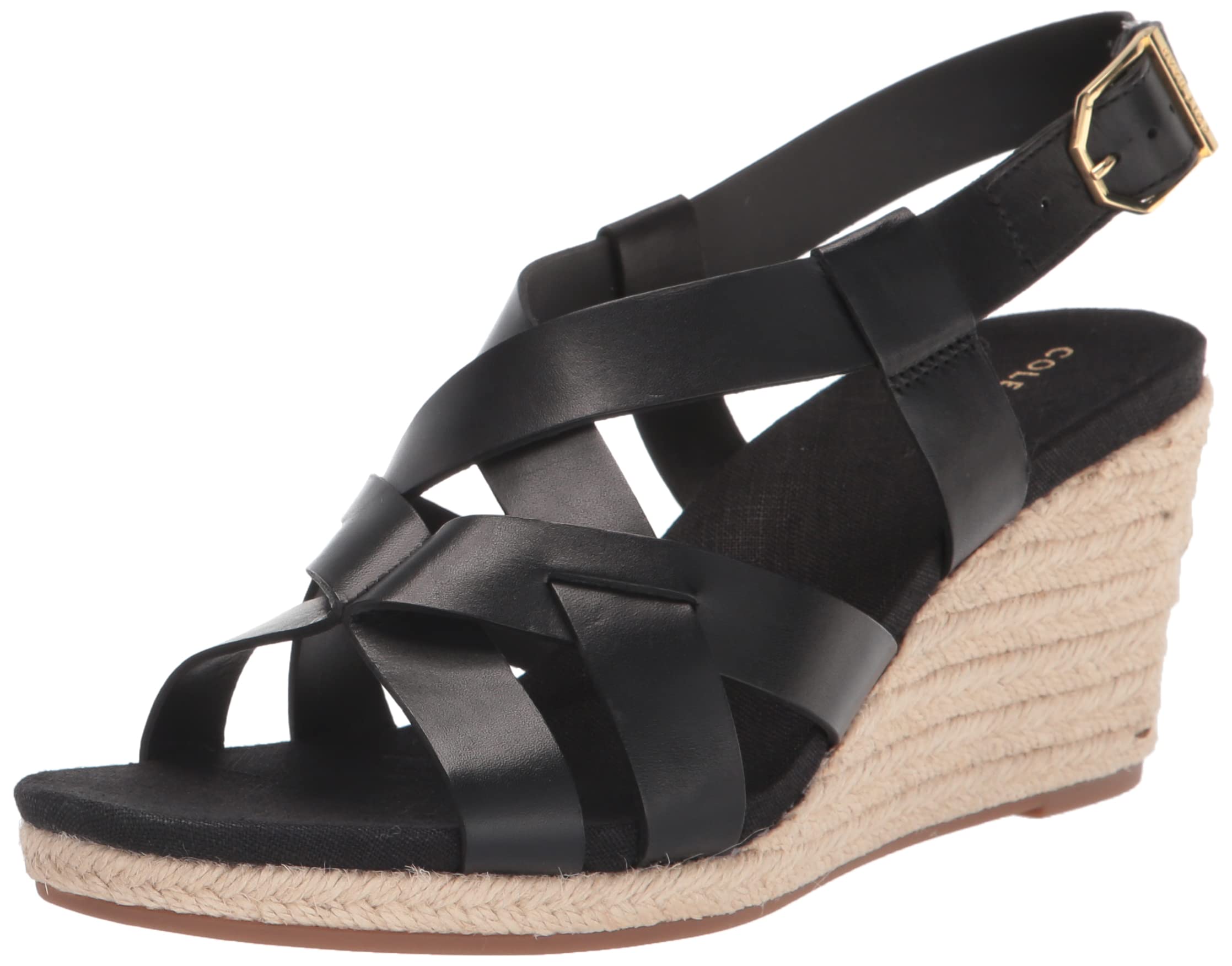 Cole Haan Women's Crystal Wedge Sandal 70mm