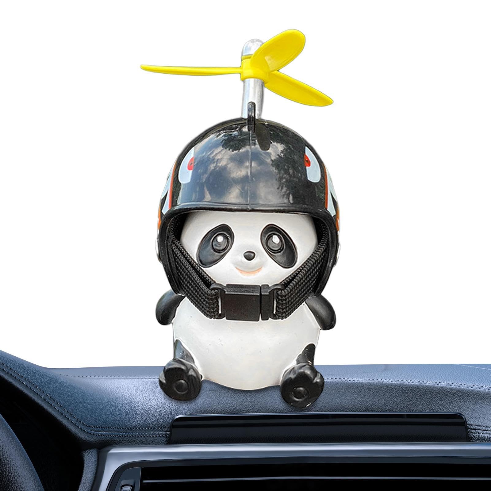 Niedlicher Solar Panda Wackelkopf - Auto Armaturenbrett Dekoration Mit Kontinuierlicher Bewegung