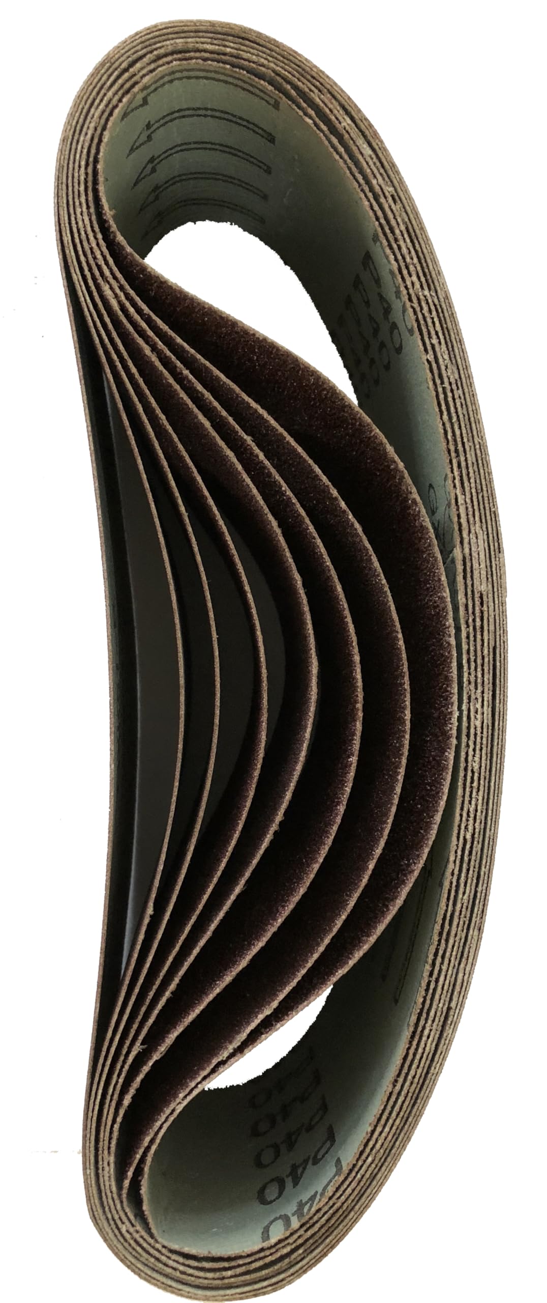 Abrasif Ponçage 20 Bandes Abrasives Maxentico 75x533 Mm - 5 Grains Différents (40 à 180) Pour Ponceuse à Bande - Métal, Bois, Pierre Ponceuse A Bande