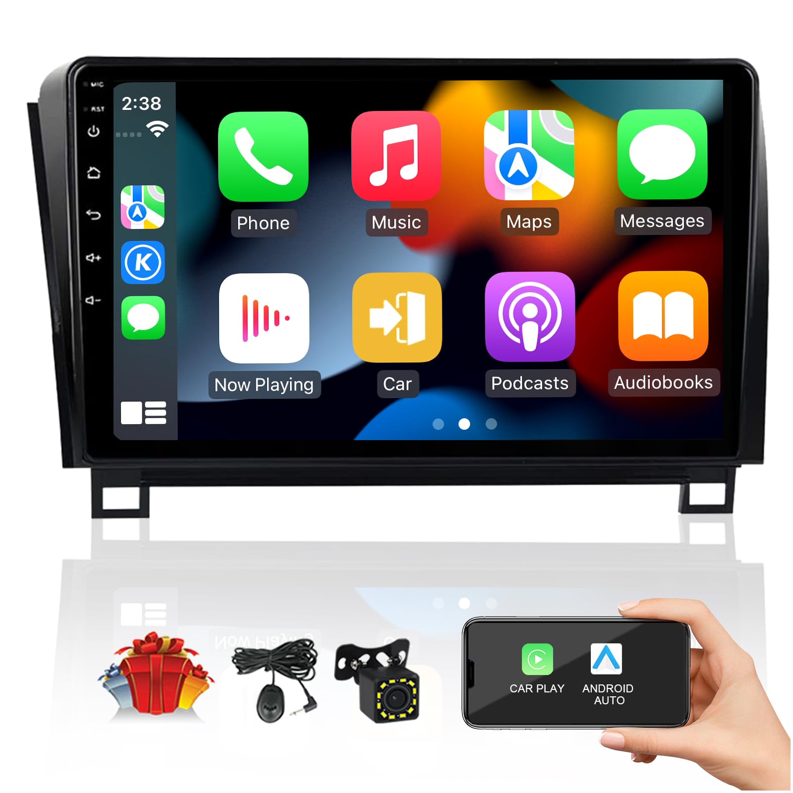 10.2 Inch Big Screen Car Stereo Radio GPS Navigation for Toyota Tundra 2007-2013 Sequoia 2008- Android Multimedia Player 8 Core 4G+64G Car Play in-Dash Kit Audio Video (Support JBL & Normal Speakers)-image-42