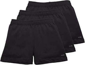 Big Girls Under Dress Short for Dance, Bikes, Playground Cartwheels and Modesty, 3-Pack