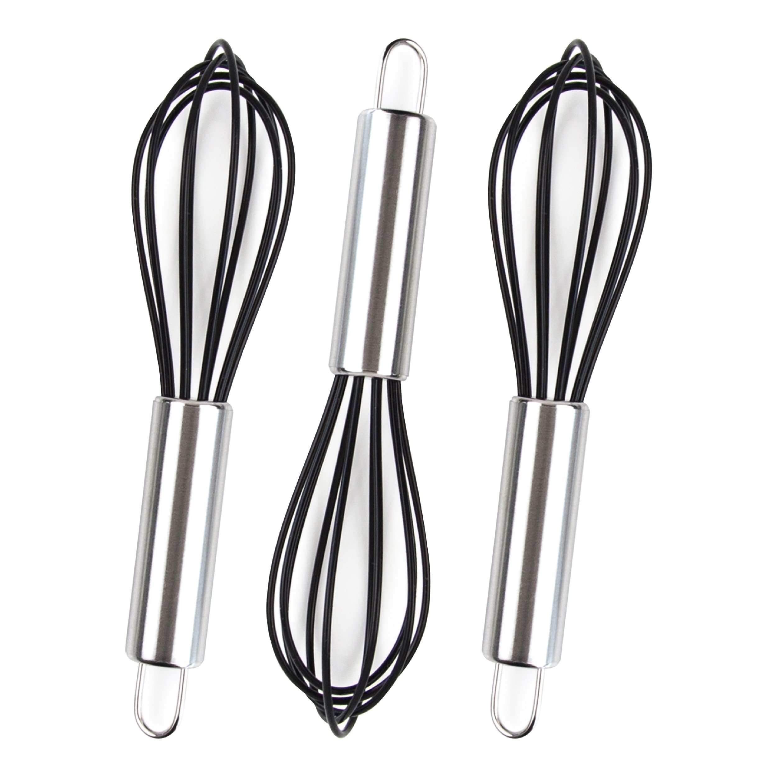 7-Piece Mini Color Whisk Set For Hair Dye & Cooking - Small Hand Mixers In Assorted Colors