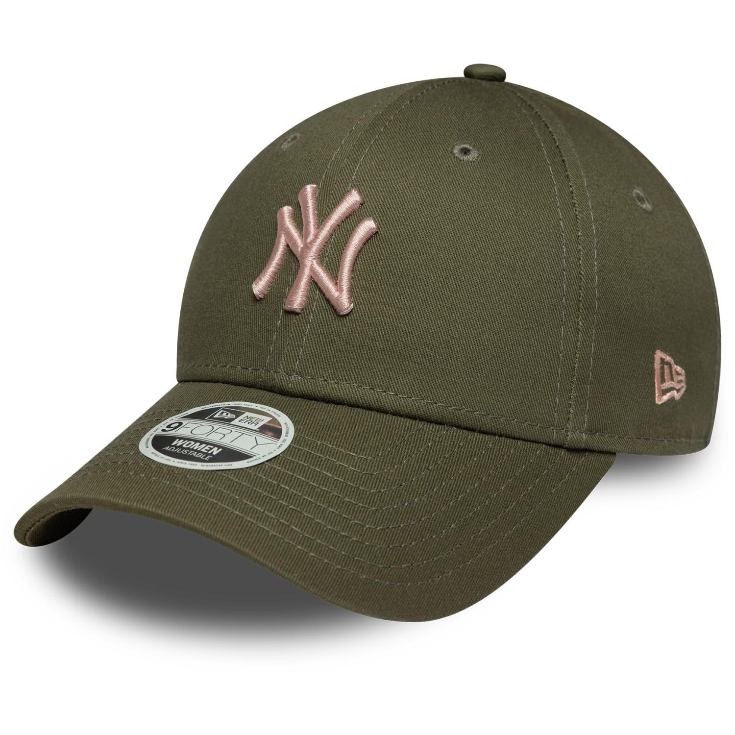 New Era Women's Green Med Wmns League Ess Midi 9Forty Neyyan Nov Caps, Osfm