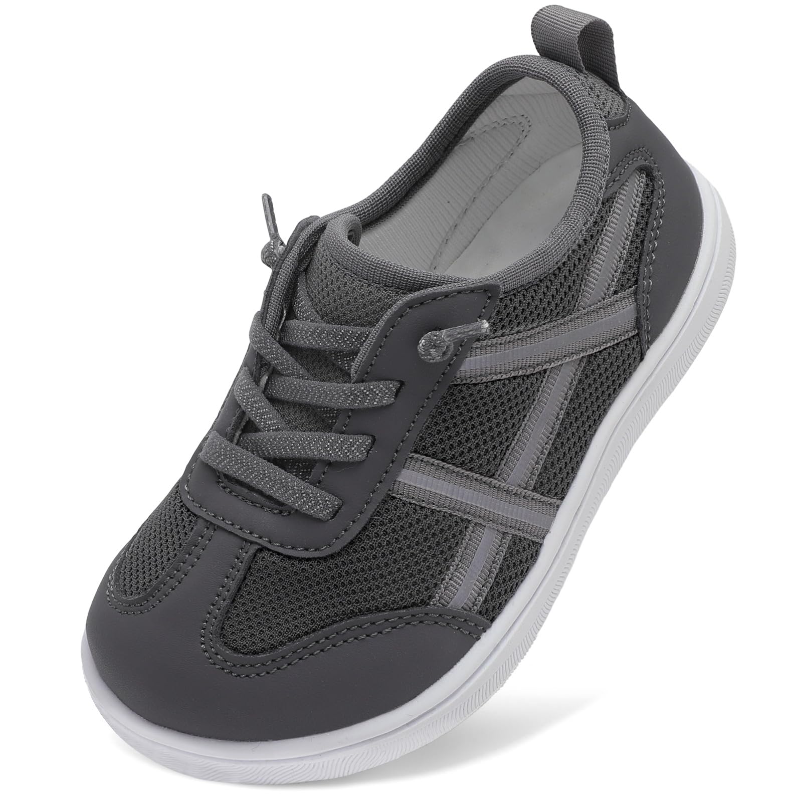 LeIsfIt Toddler Shoes Boys Girls Wide Barefoot Shoes Kids Slip on Casual Sneakers Breathable Non-Slip Sneakers for Walking Play School Tennis — view 16